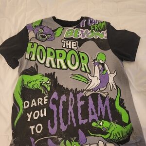 Disney Short Sleeve Tee - Black, Gray, Green & Purple